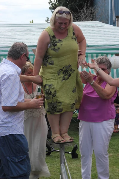 Tightrope lopen — Stockfoto