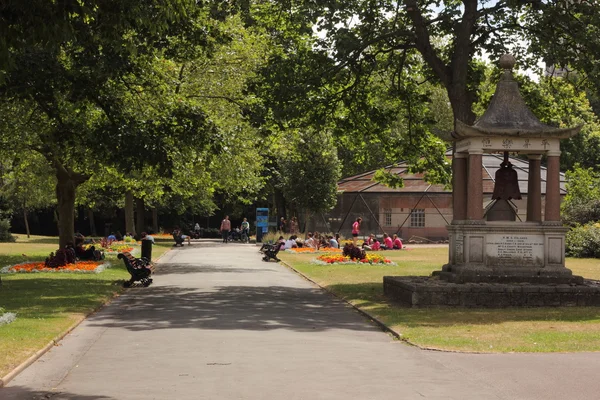 Et mindesmærke i Victoria Park - Stock-foto