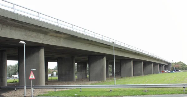 A concrete vehicle flyover — Stock Photo, Image