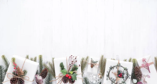 공간이 배경을 축하하는 크리스마스 뉴이얼 — 스톡 사진