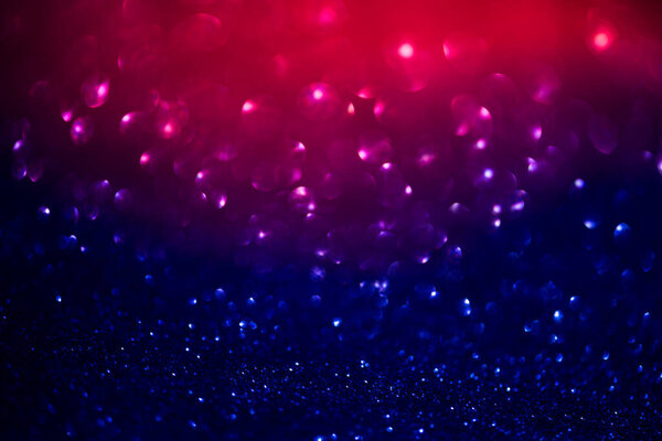 Bokeh effect glitter colorful blurred abstract background for birthday, anniversary, wedding, new year eve or Christmas.
