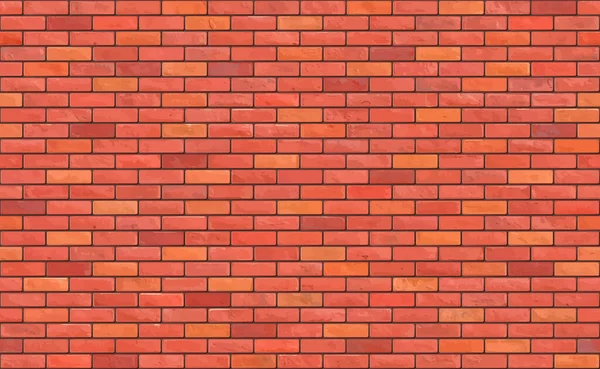 Hermosa Pared Ladrillo Bloque Marrón Sin Costuras Patrón Textura Fondo — Vector de stock