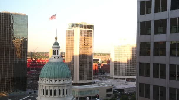 St. Louis City Time Lapse — Video Stock