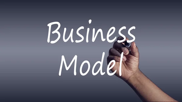 Modello di business a bordo — Foto Stock