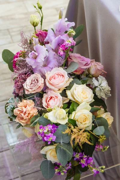 Квітковий Декор Весіллі — стокове фото