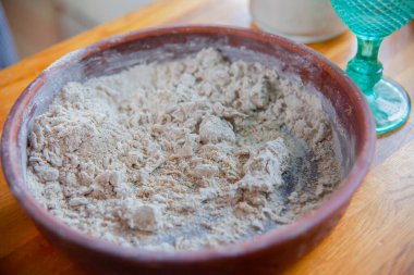 Kurabiye hamuru. Yüksek kalite fotoğraf.