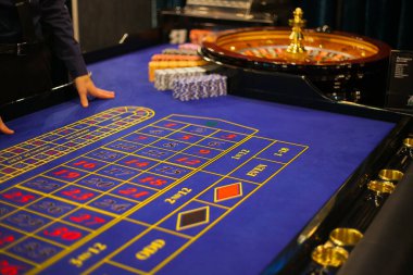 Modern bir kumarhanenin içi. Yüksek kalite fotoğraf