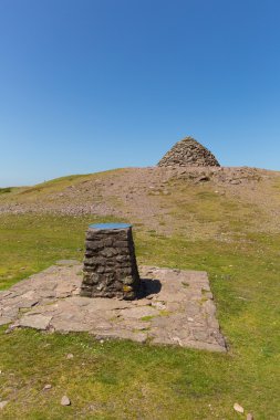 Dunkery Beacon Exmoor Somerset İngiltere'de İngiltere'de en yüksek noktasına üst 