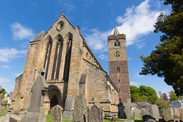 Dunblane katedralen Skottland Storbritannien nära Stirling medeltida kyrka — Stockfoto