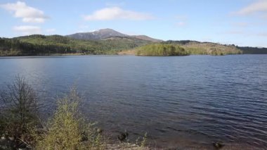 Güzel İskoç Loch Garry İskoçya İngiltere göl üzerinde Fort Augustus güneyinde ve kuzeyinde Fort William A87 Invergarry batısında