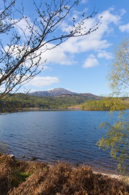 İskoç Loch Garry İskoçya İngiltere güzel göl üzerinde Fort Augustus güneyinde ve kuzeyinde Fort William A87 Invergarry batısında