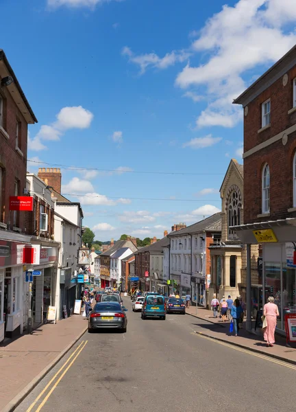 Ross-on-Wye town Herefordshire England UK busy market town located on the River Wye and on the edge of the Forest of Dean — Stock Photo, Image