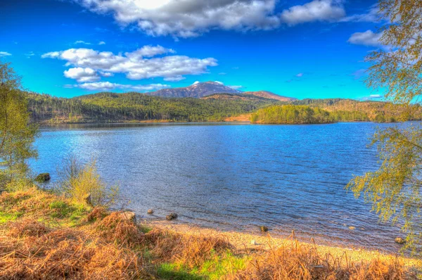 Vackra skotska Loch Skottland Storbritannien Hdr — Stockfoto