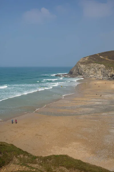 Porthtowan Cornwall Ηνωμένο Βασίλειο Βόρεια Cornish Πολιτιστική Κληρονομιά Παραλία Κοντά — Φωτογραφία Αρχείου