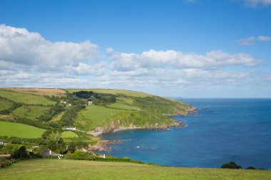 Talland Körfezi Cornwall İngiltere 