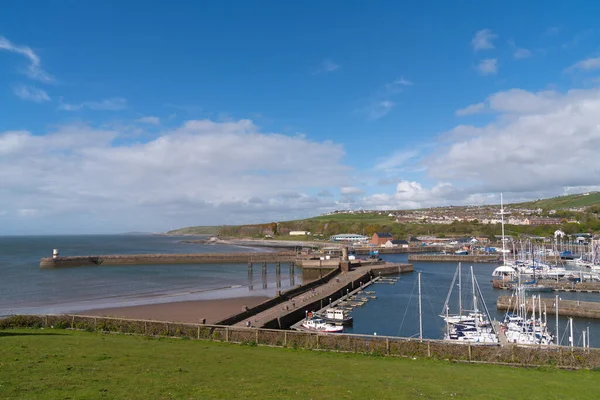 Whitehaven Cumbria Coast Town Lake District Boats Harbour England — Stock Photo, Image