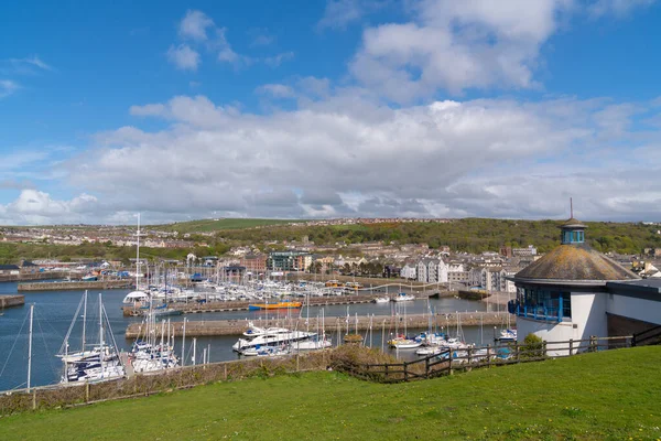 Whitehaven Cumbria England Coast Town Lake District Mining History — Stock Photo, Image