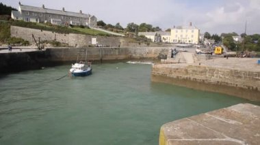 Charlestown harbour yakınındaki st austell cornwall İngiltere İngiltere