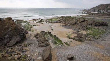 kertenkele yarımadanın güneyinde helston ve porthleven mullion arasındaki gunwalloe cornwall İngiltere İngiltere