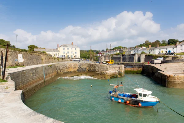 Charlestown harbour near St Austell Cornwall England UK — Stock Photo, Image