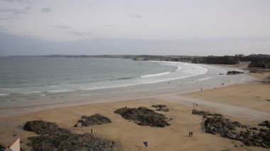 Newquay beach Cornwall İngiltere İngiltere