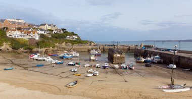 Newquay limanın Kuzey Cornwall İngiltere İngiltere