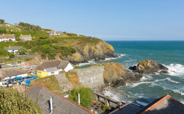 Cadgwith Cornwall İngiltere İngiltere kertenkele yarımadanın kertenkele ve Coverack arasında