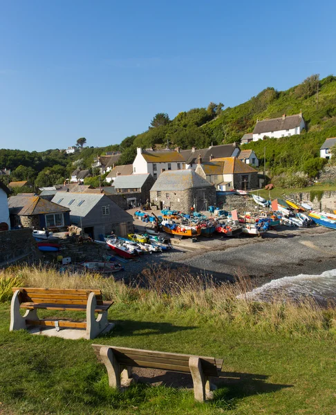 Cadgwith Cornwall England UK on the Lizard Peninsula between The Lizard and Coverack — Stock Photo, Image
