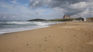 Fistral plaj Newquay Kuzey Cornwall İngiltere İngiltere