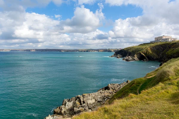 Newquay Bay Cornwall İngiltere İngiltere — Stok fotoğraf