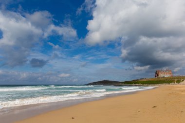 Fistral beach Newquay North Cornwall England UK clipart