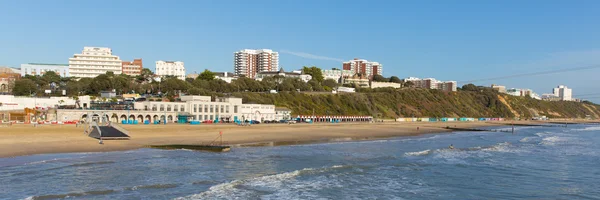 Strand van Bournemouth Dorset Engeland Verenigd Koninkrijk in de buurt van Poole bekend voor prachtige zandstranden — Stockfoto