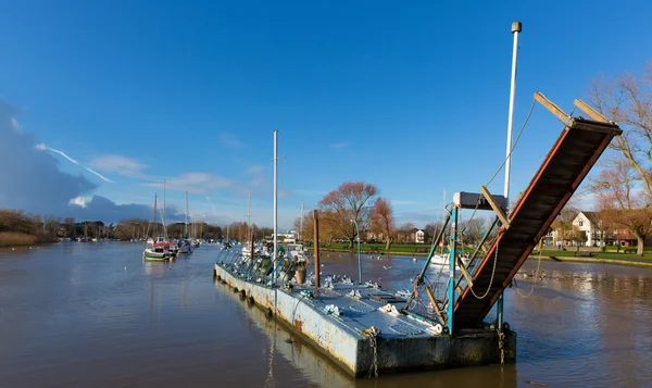 Řeka Stour Christchurch Dorset Anglie Uk — Stock fotografie