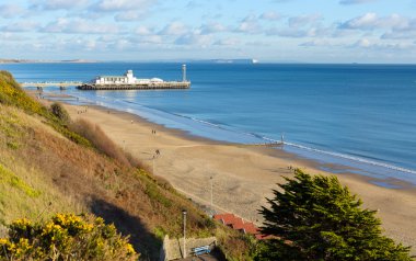Bournemouth Dorset İngiltere İngiltere Poole güzel kumsallara için bilinen yakın