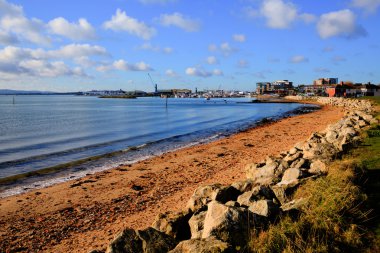 Poole harbour ve quay Dorset İngiltere İngiltere