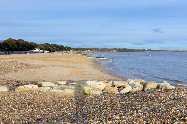 Playa de Mudeford cerca de Christchurch Dorset Inglaterra Reino Unido —  Fotos de Stock