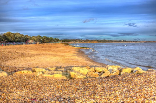 Playa de Mudeford cerca de Christchurch Dorset Inglaterra Reino Unido — Foto de Stock