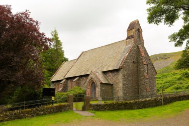 St Peters kilise Martindale Vadisi Cumbria İngiltere İngiltere Pooley Köprüsü yakınlarında