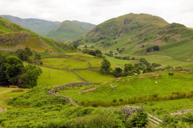 Martindale Valley Lake District Cumbria İngiltere İngiltere üzerinden Ullswater yakın Hallin Fell fotoğrafı