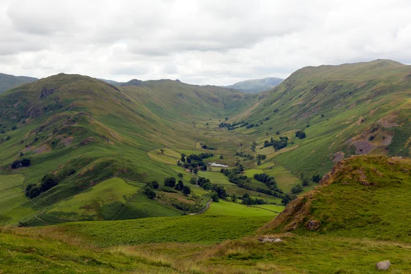 Martindale Valley Lake District Cumbria England uk photographed from Hallin Fell near to Ullswater — Stock Photo, Image
