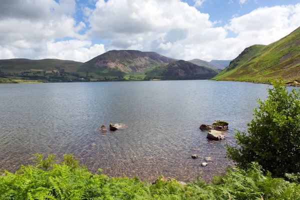 Brytanii anglia brytyjski Cumbria Park Narodowy Lake District z góry i wzgórza w lecie — Zdjęcie stockowe