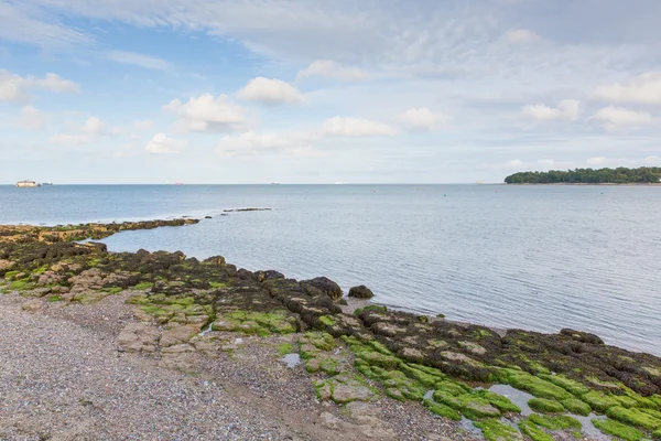 Vista da Nodi Point St Helens Isola di Wight — Foto Stock