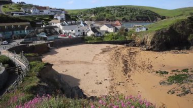 Umut Cove beach Güney Devon İngiltere İngiltere Kingsbridge Baş Rahibi ve Salcombe