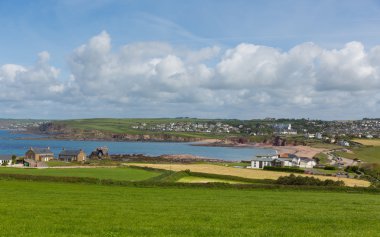 Thurlestone Güney Devon İngiltere İngiltere Kingsbridge Baş Rahibi ve umut Cove yakınında