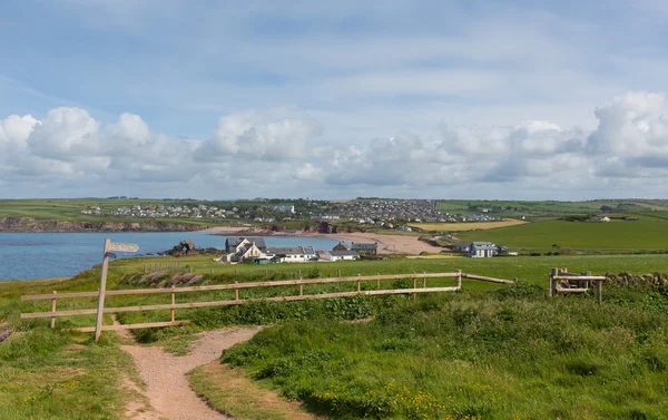 Thurlestone South Devon Inglaterra Reino Unido cerca de Kingsbridge y Hope Cove —  Fotos de Stock