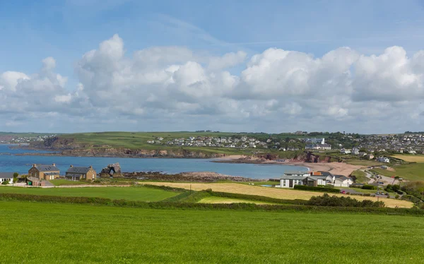 Thurlestone south devon england uk in der nähe von kingsbridge und hope bucht — Stockfoto