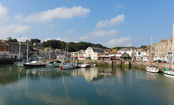 Englsh harbour in beautiful late summer sun Padstow North Cornwall England UK — Stock Photo, Image