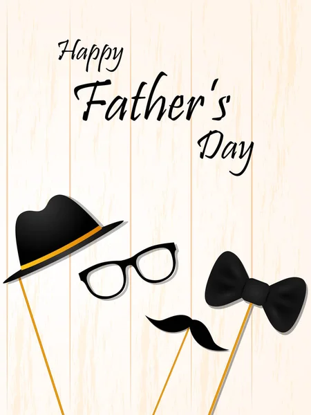 Happy Fathers Day holiday celebration greetings background — Stock Vector