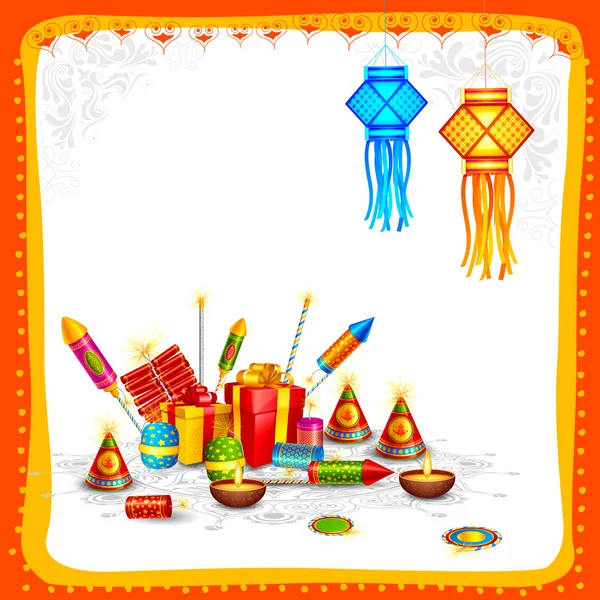 Heureux diwali — Image vectorielle