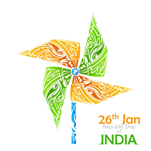 Hindistan bayrağı üç renkli Çarkıfelek